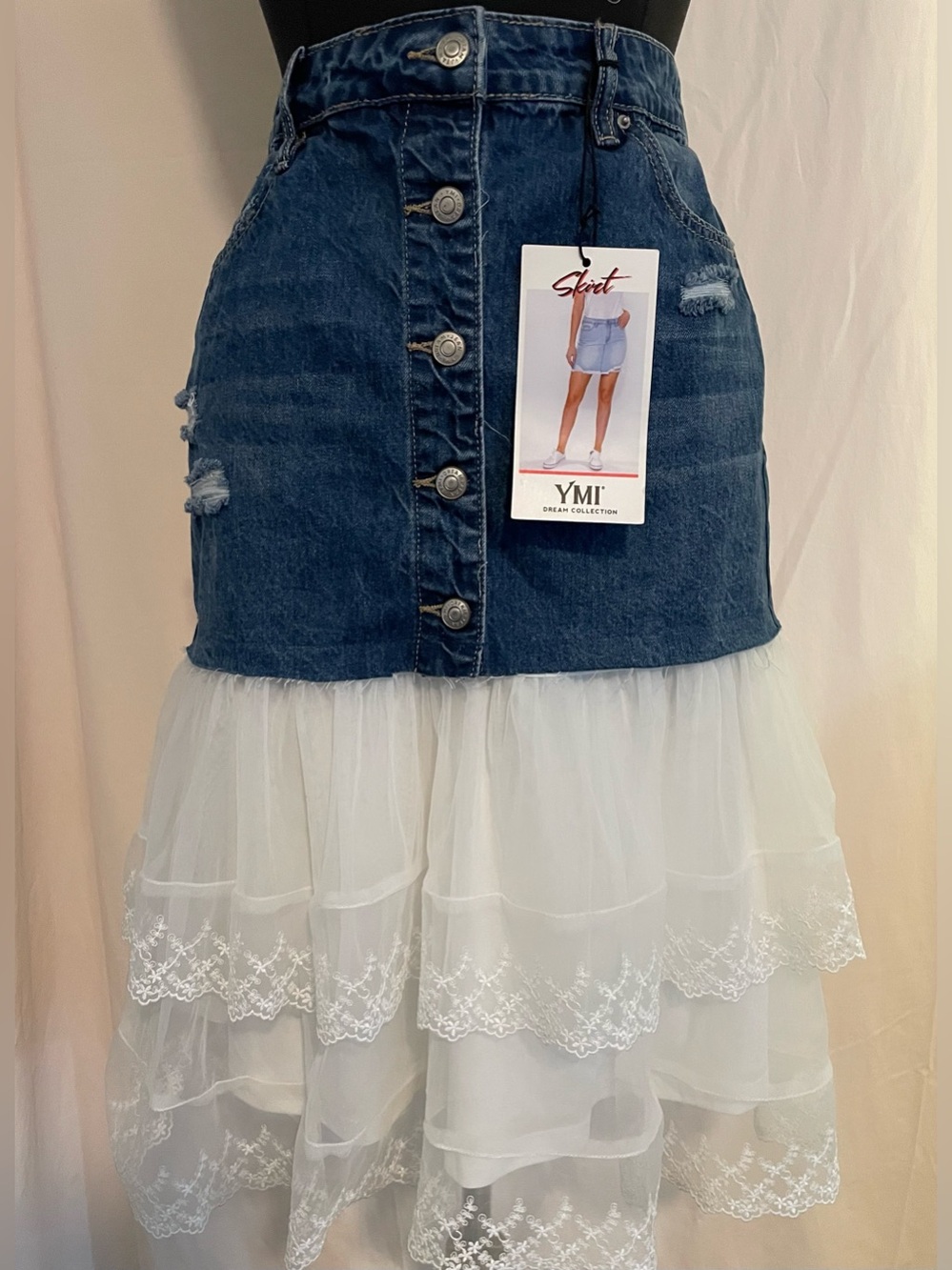 Premium Custom Denim Skirt